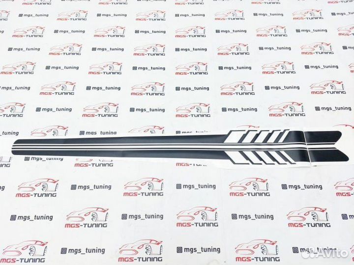 Наклейки AMG Edition на CLS-Class C218 черный мат