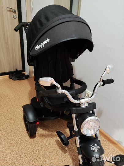 Велосипед трехколесный Chopper черный