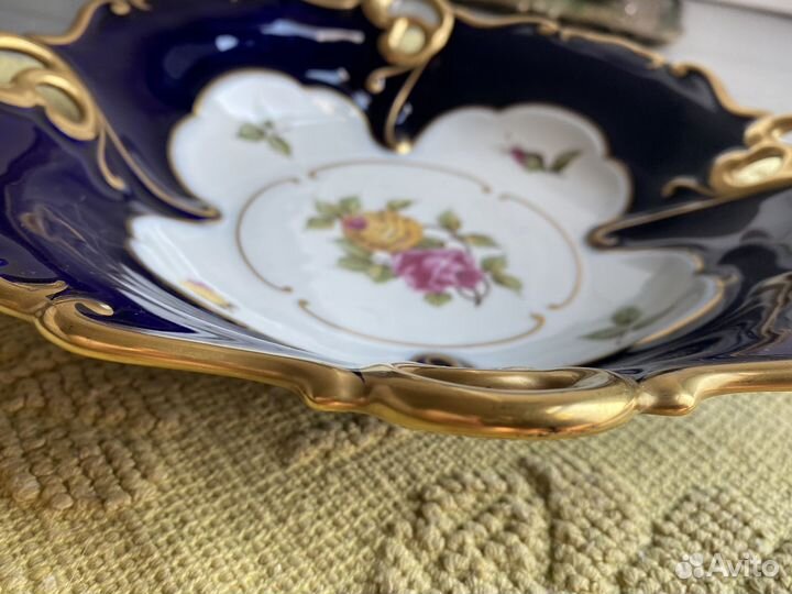 Блюдо Ильменау Echt Kobalt