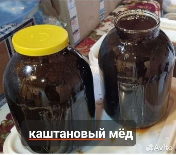 Мед каштановый, вкусный