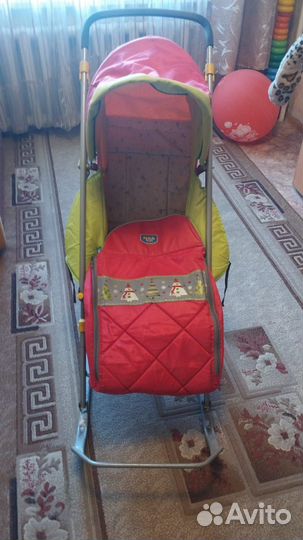 Коляска санки