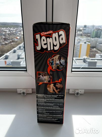 Игра настольная Jenga Падающая башня