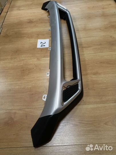 Накладка бампера переднего mitsubishi outlander