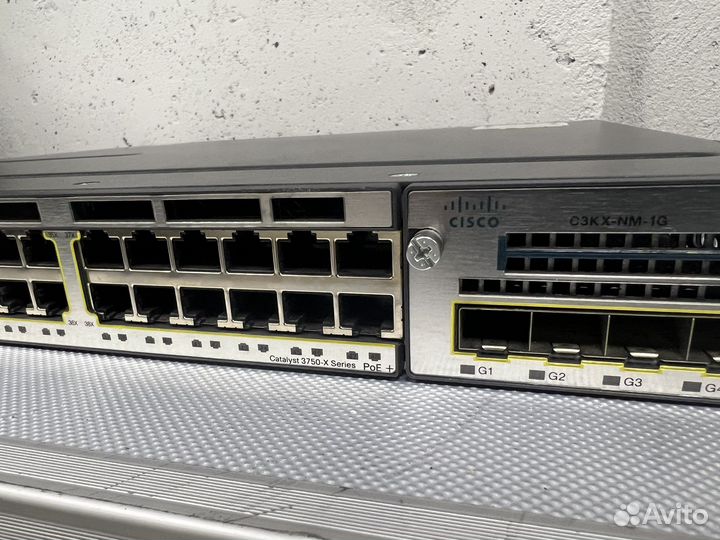 Cisco 3750x-48pf-s poe+
