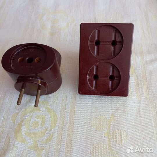 Тройник,двойник электрический СССР