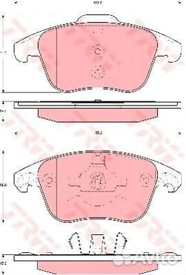 Передние тормозные колодки
