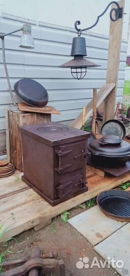 Буржуйка казан СССР чугун