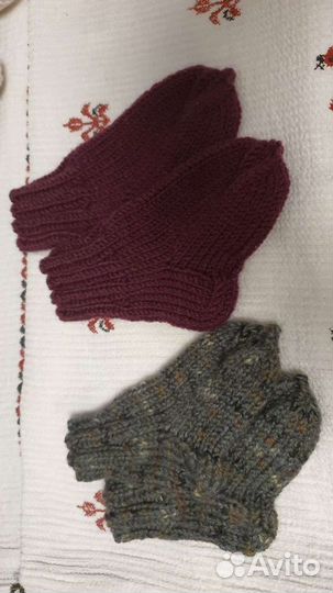 Носки детские шерстяные 10-12см