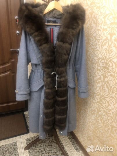 Пальто зимнее женское 46, парка