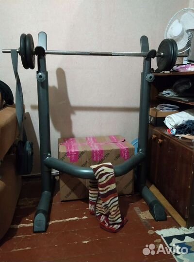 Штанга и стойка