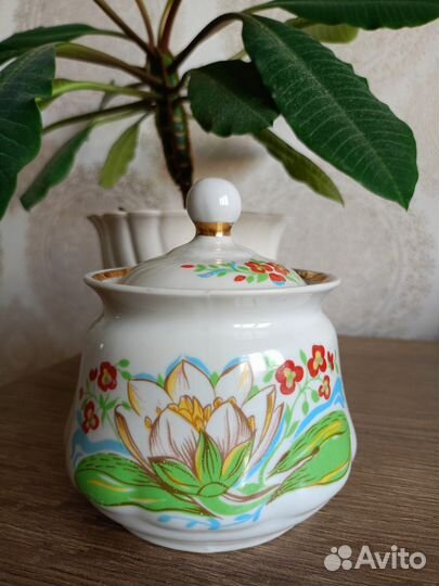 Сахарница фарфор СССР