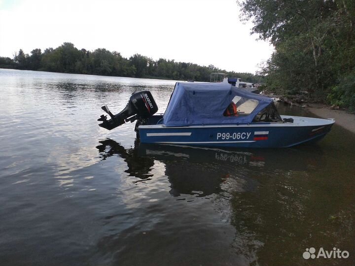 Прогресс-4 с мотором Suzuki DF 50