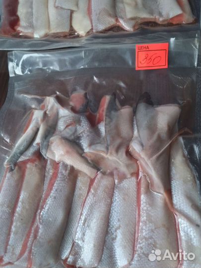 Брюшки нерки,кижуча слабосоленые 2023