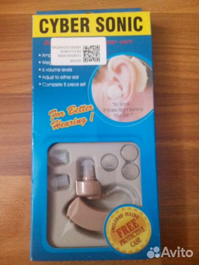 Слуховый аппарат усилитель слуха Новый в коробке