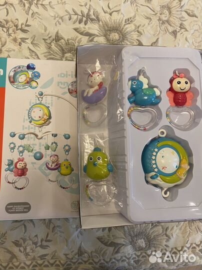 Мобиль для детской кроватки bedsidebell baby