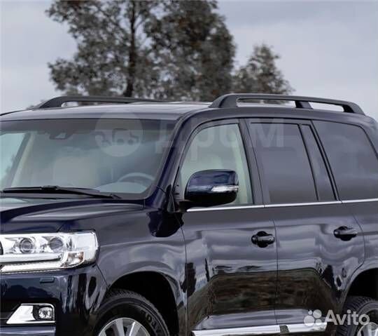 Рейлинги серебро Toyota land Cruiser 200. 2007-201