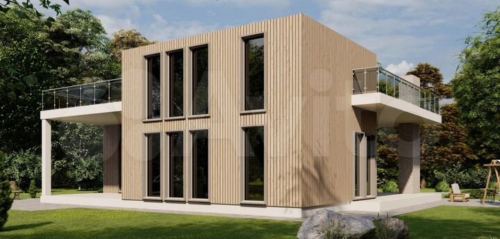 Дом 100 м² на участке 12 сот.