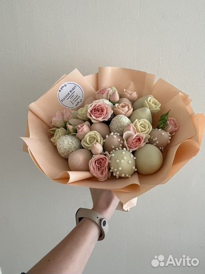 Букет из шоколадных роз