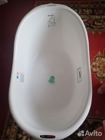 Ванночка для купания с горкой