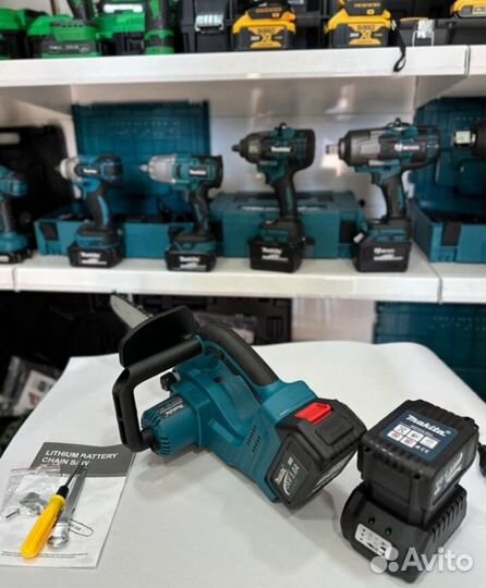 Аккумуляторная цепная пила makita 12 дюймов