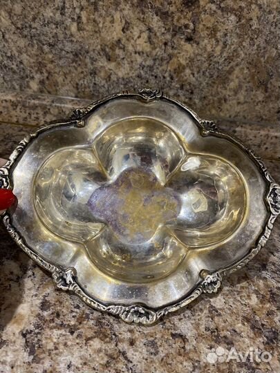 Винтажная ваза серебрение Германия