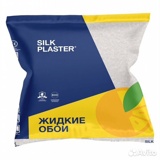 Жидкие обои Silk Plaster Арт Дизайн 253 белые 0,96