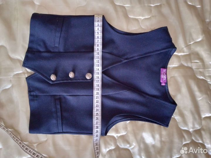 Жилетка для девочки школьная