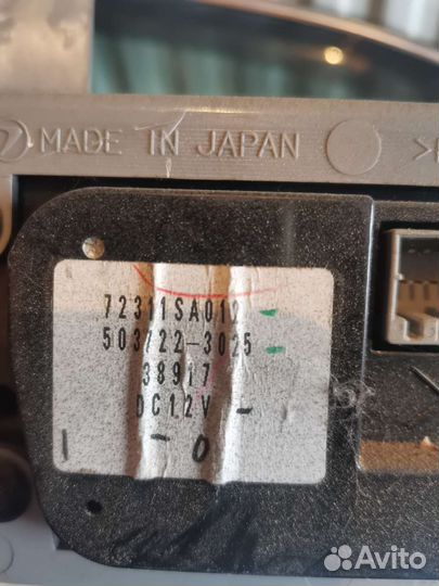 Рамка с климат контролем Subaru Forester 04-07 г