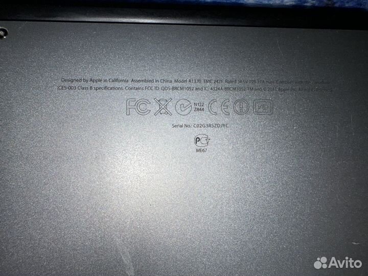 Apple macbook air 2011