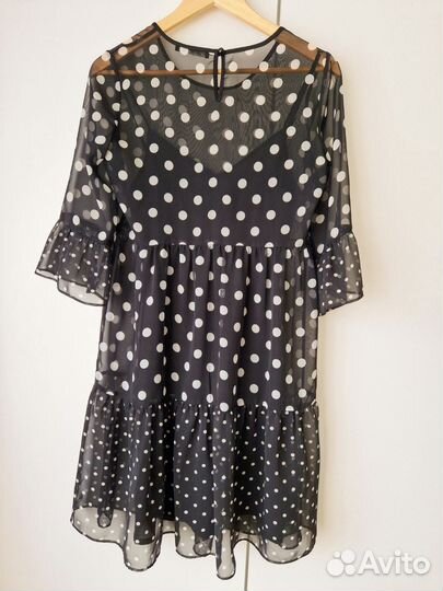 Платье в горох 42-44