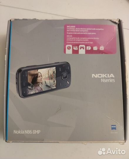 Nokia N86 8MP, 8 ГБ