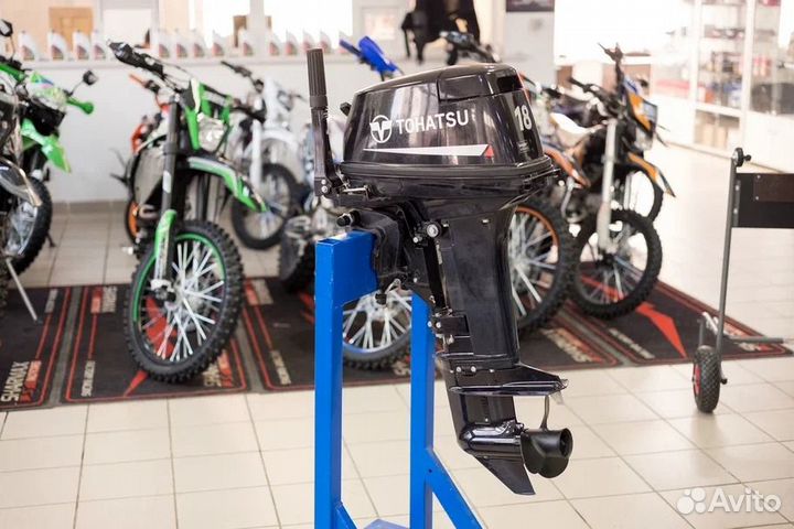 Лодочный мотор Tohatsu (Тохатсу) M18E2S (+доки 9.9