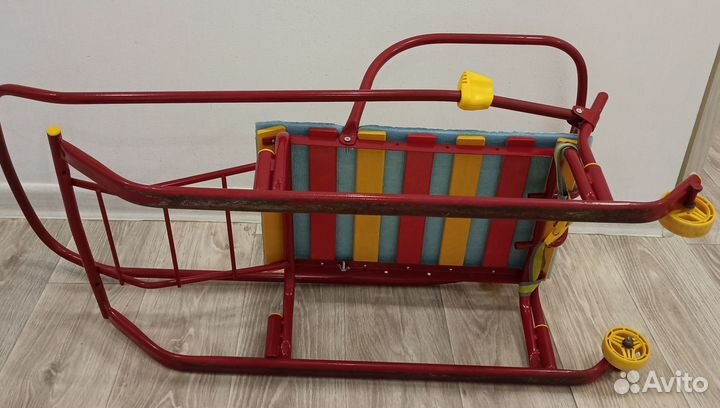 Санки Nika с колёсиками