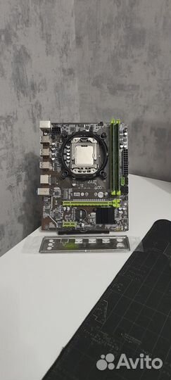 Комплект / Мат. плата + 6 ядер / 12 потоков + 8Gb