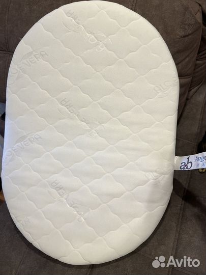 Овальный детский матрас 90*65*6 см Angela Bella
