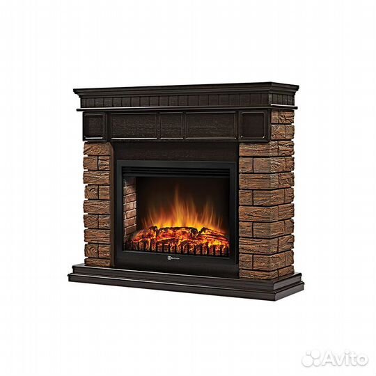 Портал Firelight Bricks Wood 30 камень темный, шпо