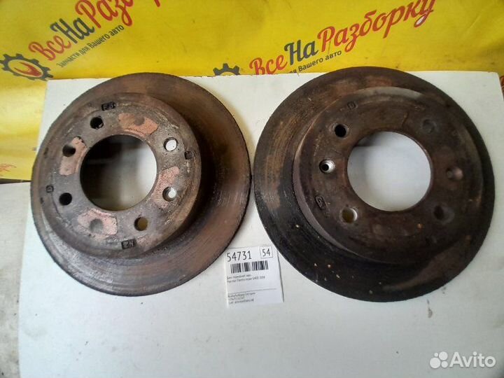 Диск тормозной задний Hyundai Elantra седан G4ED