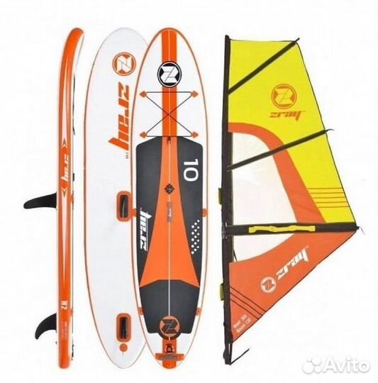 Надувная доска для sup-бординга zray windsurf PRO