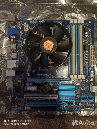 Материнская плата с процессором i5
