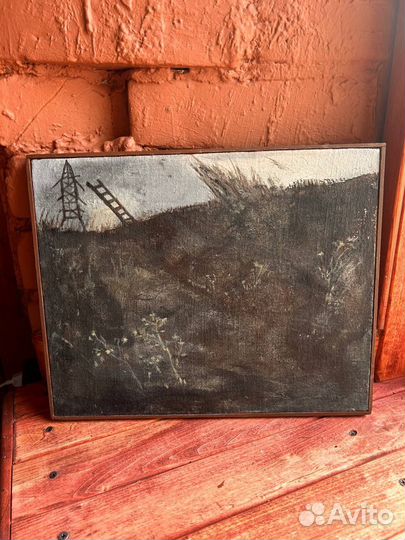 Пейзаж холст масло