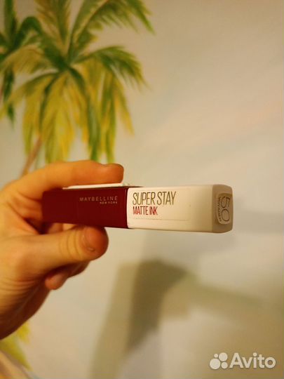 Maybelline super stay помада 50