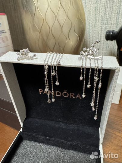 Серьги трансформеры серебро