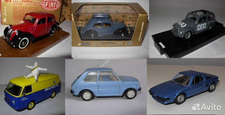 1/43 Италия Испания Fiat Maserati Alfa Seat Lancia