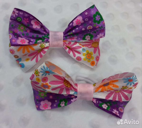 Бантики ручной работы для волос