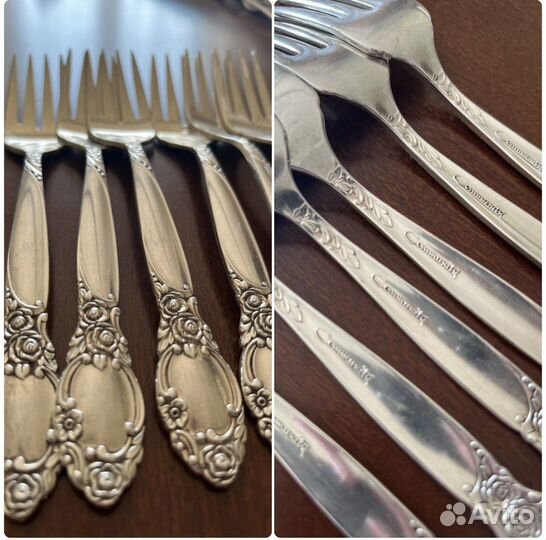 Столовые приборы посеребренные, Германия, США