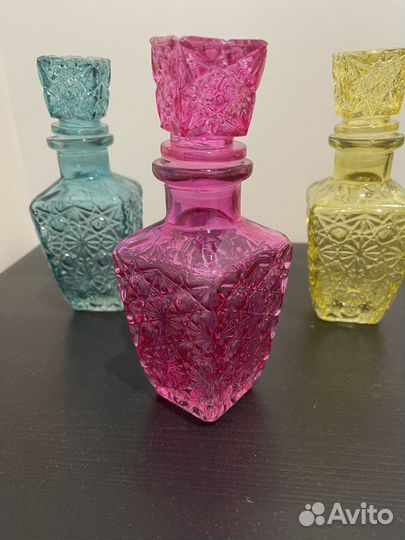 Склянки бутылки для декора и кухни