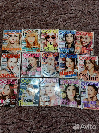 Журналы oops, elle girl, glamour, cosmopolitan
