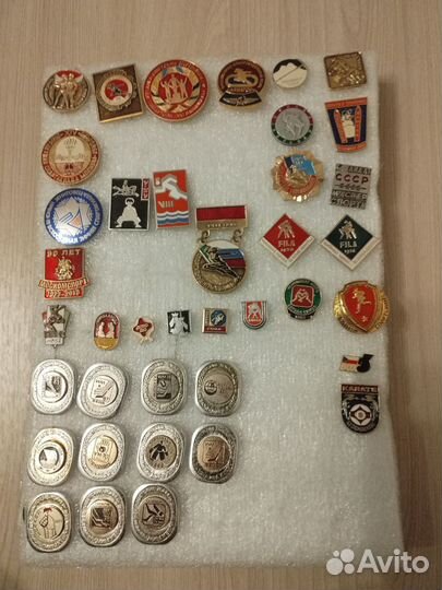 Значки Спорт.Спартак.Цска.Динамо и др