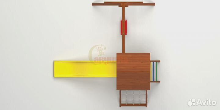 Детская площадка Савушка Мастер 7 (Махагон)