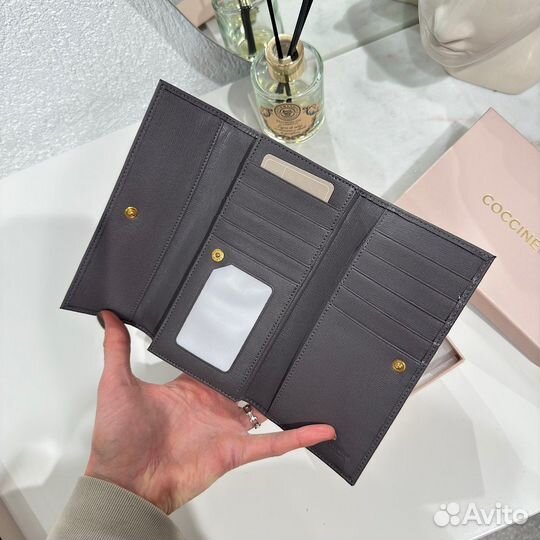 Большой кошелек coccinelle сафьяно оригинал